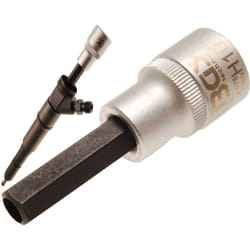 Bgs Technic - Chiave a bussola per iniettori 12,5 mm (1/2') esagono interno da 10 mm