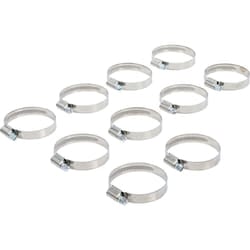 Bgs Technic - Bgs tubo morsetto, 40 x 60 mm, in acciaio inox, 10 pezzi, 1 pezzi, 8095 – 40 x 60.