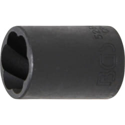 Bussola esagonale / cacciavite con profilo elicoidale 12,5 mm (1/2") 17 mm