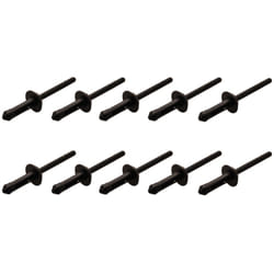 BGS technic 8463-1 accessorio per rivettatrici Rivetto per tende Nero 10 pz