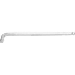 Bgs Technic - Chiave ad angolo extra lunga esagono interno con testa sferica 10 mm