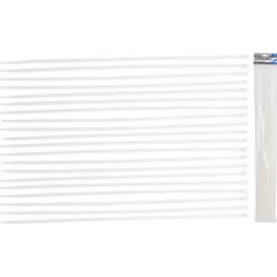 Kraftmann 80776 fascetta Fascetta per scala Nylon Bianco 200 pz