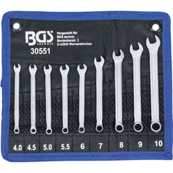 Bgs Technic - Serie di chiavi combinate anello-forchetta 4 - 10 mm 9 pz.