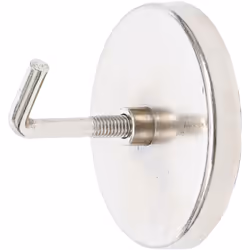 con magnete incorporato in una piastra d'acciaio l'alloggiamento in metallo protegge il magnete dai danni e aumenta la forza ...