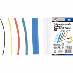 nella scatola dell'assortimento Oggetto della fornitura: 30 manicotti termorestringenti 1,5 x 100 mm 30 manicotti termorestri ...