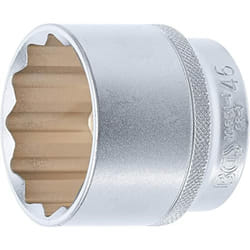 Bgs Technic - Llave de vaso 12 caras entrada 12,5 mm (1/2) 46 mm