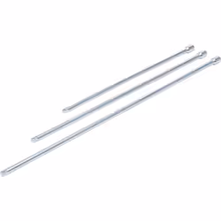 Set di prolunghe | 6,3 mm (1/4") | 300 / 380 / 450 mm | 3 pz. Dimensione del profilo di uscita, imperiale 1/4 " Profilo di us ...