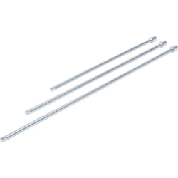 Bgs Technic - Set di prolunghe 6,3 mm (1/4') 300 / 380 / 450 mm 3 pz.