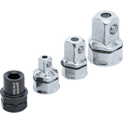 Bgs Technic - Set di adattatori per chiave a cricchetto 4 pz.