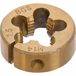 da utilizzare con set maschi e filiere per dadi e bulloni ruote | 12 pz. (BGS 71039) Peso del tessuto 0.04 Per filettatura/pa ...
