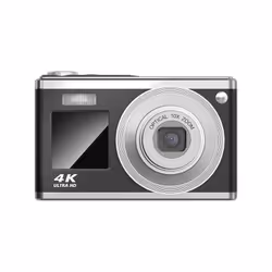 Rollei Compactline 10x, 60 MP, 5264 x 3888 Pixel, CMOS, 10x, 4K Ultra HD, Grigio, Argento