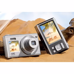 Rollei Compactline 10x Fotocamera compatta 60 MP CMOS 5264 x 3888 Pixel Grigio, Argento - Vista aggiuntiva 4