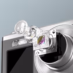 Rollei Compactline 10x Fotocamera compatta 60 MP CMOS 5264 x 3888 Pixel Grigio, Argento - Vista aggiuntiva 6