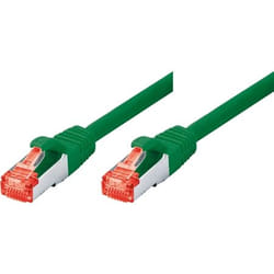 Tecline S/FTP Cat6, 2m cavo di rete Verde S/FTP (S-STP)