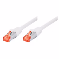 Tecline 1m Cat6 S/FTP, 1 m, Cat6, S/FTP (S-STP), RJ-45, RJ-45, Bianco