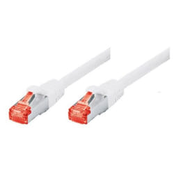 Tecline 1m Cat6 S/FTP cavo di rete Bianco S/FTP (S-STP)
