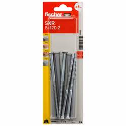 Fischer 503415 ancoraggio a vite e tassello 4 pz