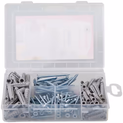 Fischer 518525 ancoraggio a vite e tassello 160 pz Kit di viti e tasselli a muro