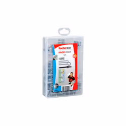 Fischer 518528, Kit di viti e tasselli a muro, Cartongesso, Nylon, 50 pz, Scatola, 50 Plasterboard fixings GK