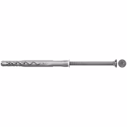 Fischer 522714, Kit di viti e tasselli a muro, Calcestruzzo aerato autoclavato, Mattone, Cemento, Blocco di gesso, Muratura, ...