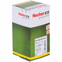 Fischer 524850 ancoraggio a vite e tassello 45 pz Kit di viti e tasselli a muro 100 mm - Vista aggiuntiva 2