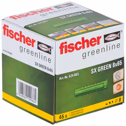 Fischer 524863 ancoraggio a vite e tassello 45 pz Tassello a muro 65 mm