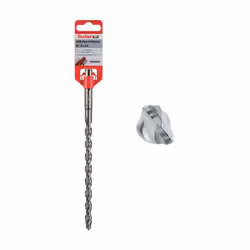 Punta in acciaio per martelli perforatori Tipo attacco: SDS Plus Dimensioni Foro: 12mm Lunghezza di lavoro: 150mm Lunghezza t ...