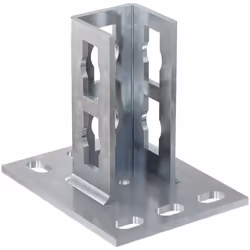 Fischer 533740, Flangia per sella, Acciaio, 10 pz, DIN EN 10111, DIN 50979
