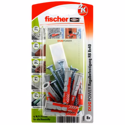 Fischer DuoPower 8 pz Kit di viti e tasselli a muro 40 mm - Vista aggiuntiva 2
