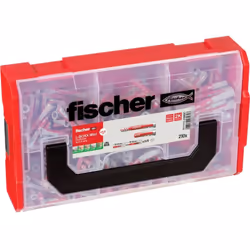Dettagli tecnici Contenuto 1 pz. Tipo prodotto Kit tasselli FIXtainer DUOPOWER - corto/lungo (210) FIXtainer DUOPOWER Tiefenb ...