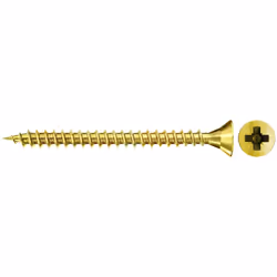 Fischer 551130, Vite, Acciaio zincato, Legno, Zinco, Filo intero, Testa svasata