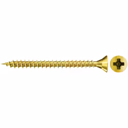 Fischer 551131, Vite, Acciaio zincato, Legno, Zinco, Filo intero, Testa svasata