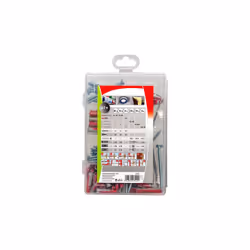 Fischer 541107 ancoraggio a vite e tassello 45 pz Kit di viti e tasselli a muro