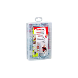 Fischer 544399 ancoraggio a vite e tassello 70 pz Kit di gancio a vite e tasselli a muro