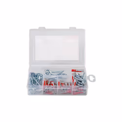 Fischer 544399 ancoraggio a vite e tassello 70 pz Kit di gancio a vite e tasselli a muro