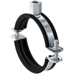 Fischer 544908 morsa Fascetta per tubo Nero, Acciaio