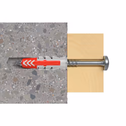 Fischer 545838 ancoraggio a vite e tassello 100 pz Kit di viti e tasselli a muro 30 mm - Vista aggiuntiva 4
