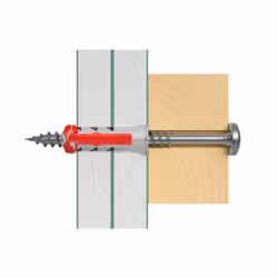 Fischer 545838 ancoraggio a vite e tassello 100 pz Kit di viti e tasselli a muro 30 mm - Vista aggiuntiva 7