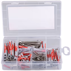 Fischer 553346 ancoraggio a vite e tassello 60 pz Kit di viti e tasselli a muro - Vista aggiuntiva 4