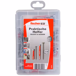 Fischer 553346 ancoraggio a vite e tassello 60 pz Kit di viti e tasselli a muro - Vista aggiuntiva 5