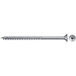 Fischer - Viti per Legno o Truciolare a Filetto Parziale, Torx, Testa Svasata Piana, Lega di Acciaio, Blu (Passivato), 3.5 x 40 mm