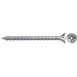 Fischer - Viti per Legno o Truciolare Power-Fast ii czf 4,5x16 Filetto totale, Pozi, Testa svasata piana, Zincatura bianca, 300 Pz, 670284