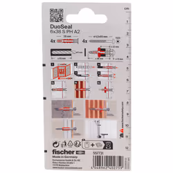 Fischer 557731 ancoraggio a vite e tassello 4 pz - Vista aggiuntiva 4