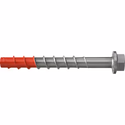 Fischer 558239, Vite, Acciaio inox, Cemento, Filettatura parziale, Chiavino a testa esagonale, SW13