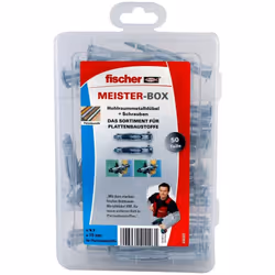 La scatola Fischer Meister in plastica di alta qualità e resistente agli urti è ideale per officina e cantieri e offre un ott ...