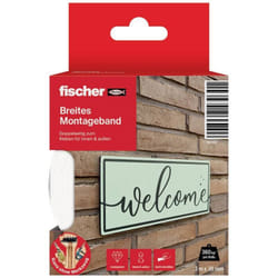 Fischer - gow 560901 Nastro per fissaggio Bianco (l x l) 3 m x 38 mm 1 pz.