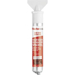 Fischer - raufaser - Spatola per riparazione, 70 ml, mastice con grana ruvida per crepe e fori, massa per riparare pareti rivestite ruvida, stucco di