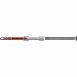 Fischer 562165, Kit di viti e tasselli a muro, Calcestruzzo aerato autoclavato, Cemento, Blocco di gesso, Muratura, Mattone, ...