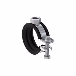 Fischer 562345, Fascetta per tubo, Acciaio, Nero, 38 - 45 mm, 3,18 cm (1.25"), EPDM, Stirene-Butadiene (SBR), Zinco acciaio, ...