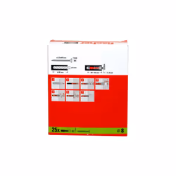 Fischer 564173 ancoraggio a vite e tassello 25 pz Kit di gancio a vite e tasselli a muro - Vista aggiuntiva 5